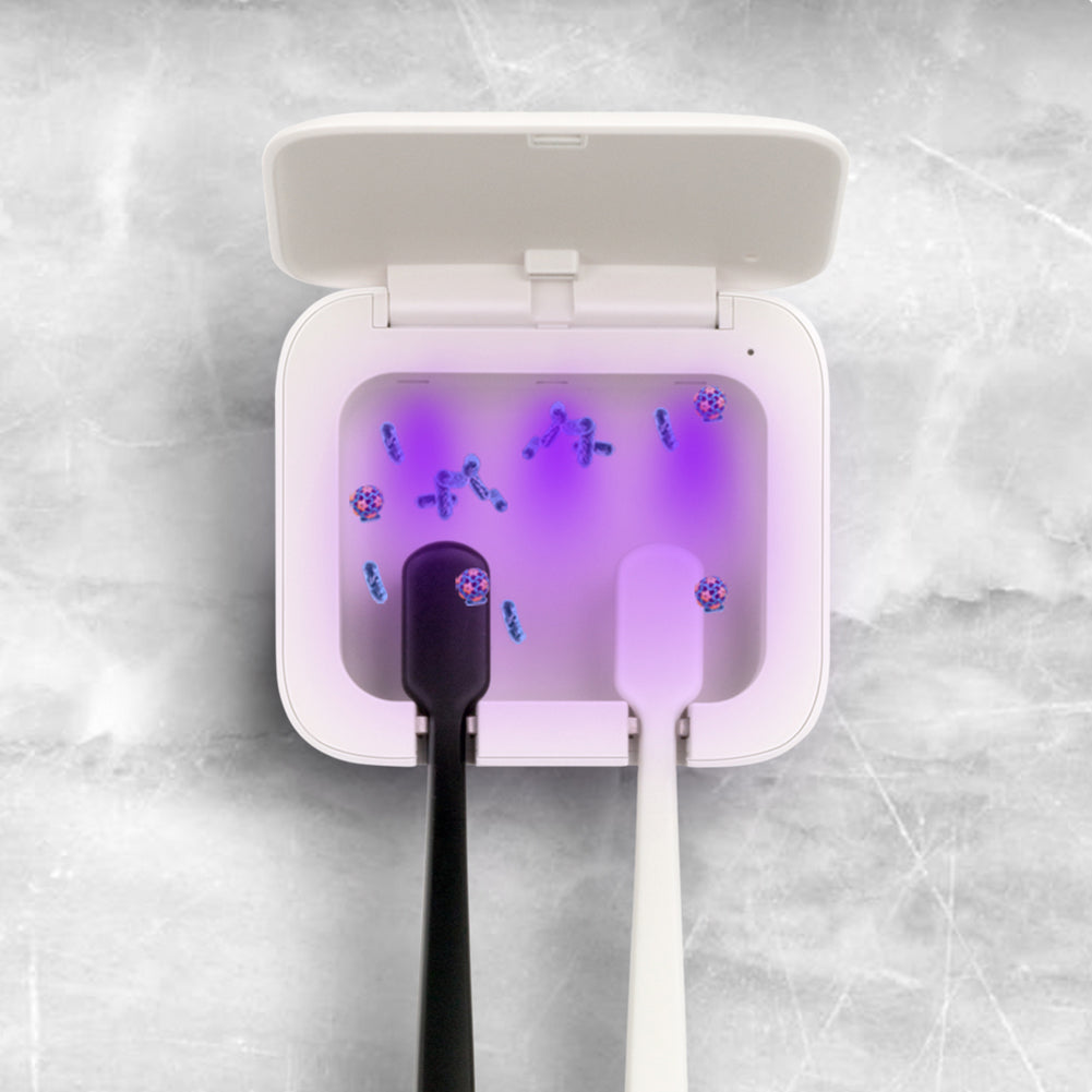 Caja 2 Esterilizador LED UVC para cepillos de dientes
