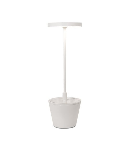 Lampada da Tavolo Senza Fili Poldina Reverso bianco