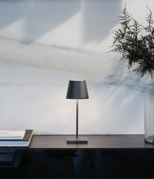 Lampada da Tavolo Senza Fili Poldina mini Pro Corten