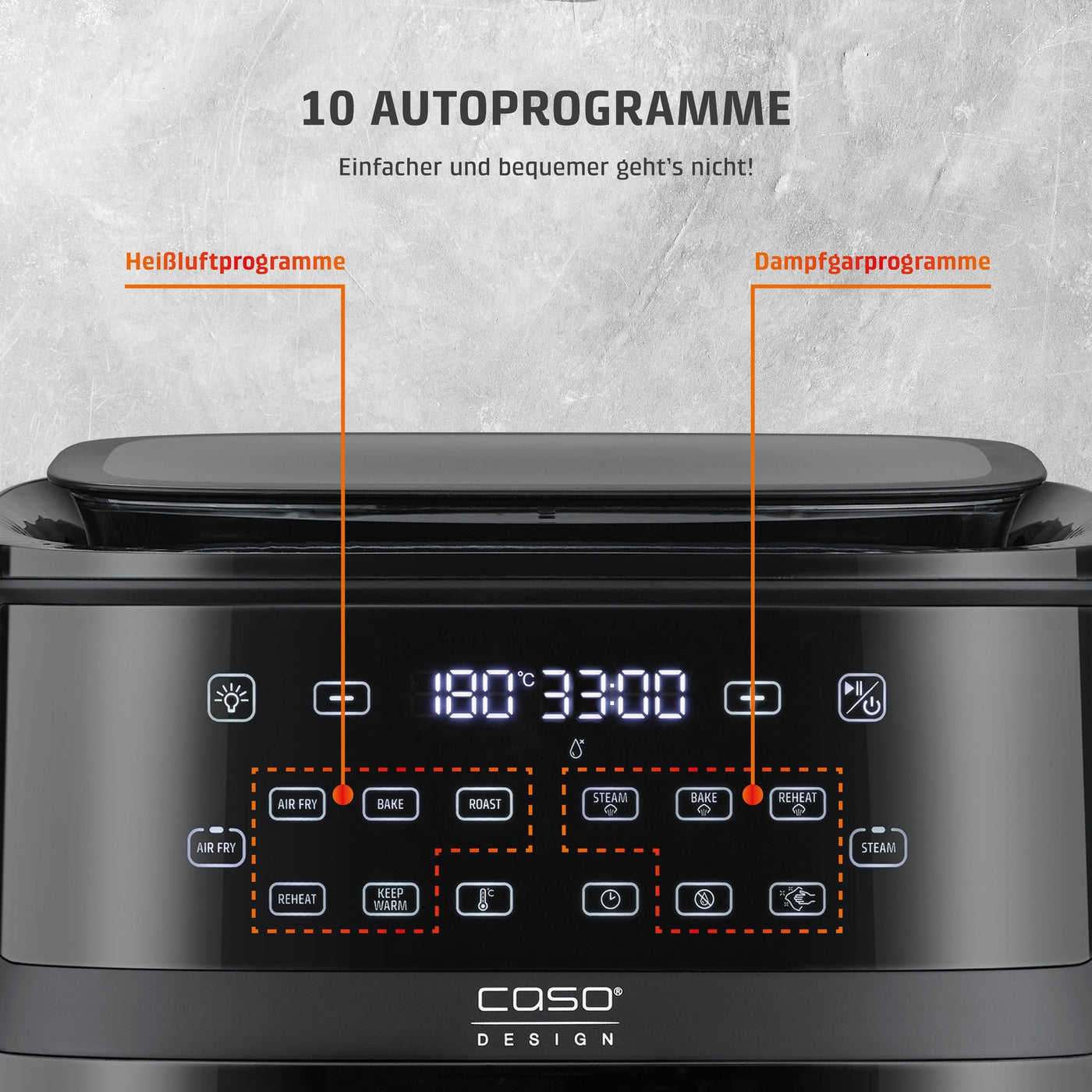 Freidora de aire Caso AF600 Freidora de aire 6L