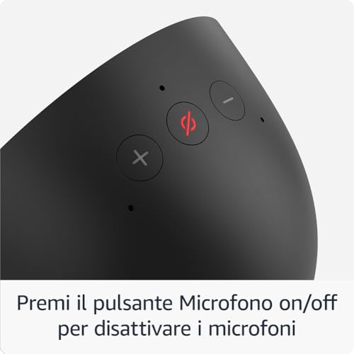 Nuovo Amazon Echo Spot (modello 2024) | Sveglia intelligente con audio di qualità e Alexa | Nero