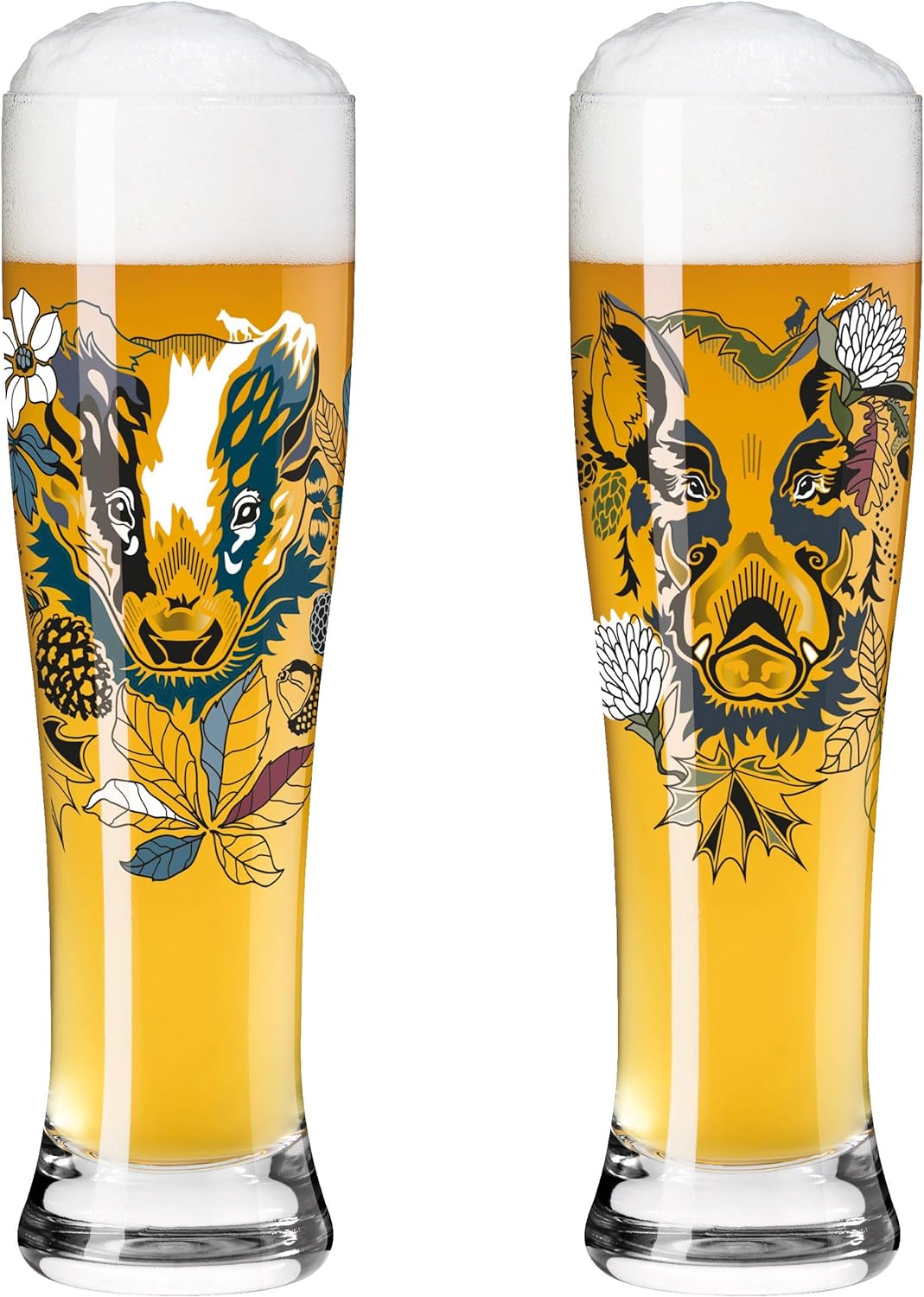 RITZENHOFF Set of 2 Wheat Beer Glasses, 500 ml