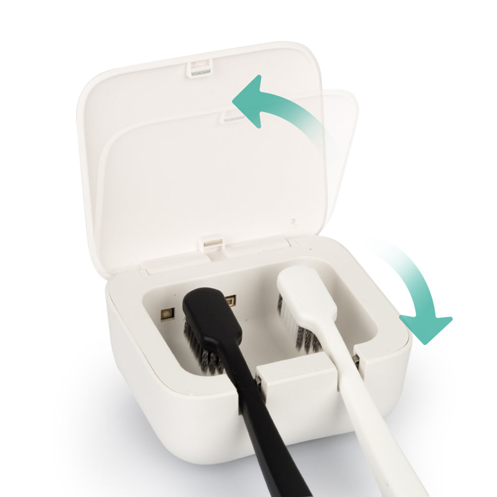Caja 2 Esterilizador LED UVC para cepillos de dientes