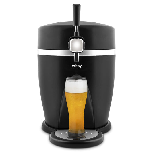 H.Koenig PINT568 Lo spillatore birra PINT568 di Wëasy, 60 watts di potenza. Compatibile con i fusti 5L universali pressurizzati e fusti Heineken