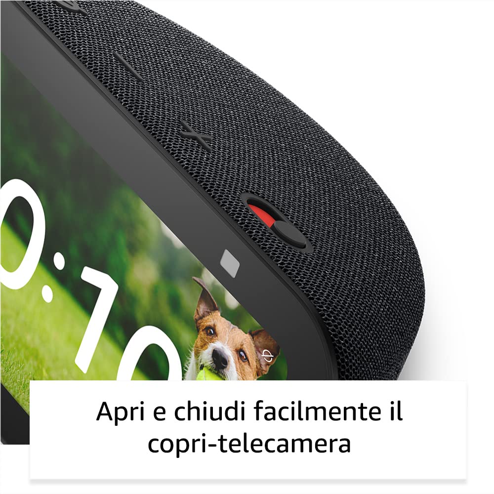 Echo Show 5 (3ª generazione) | Schermo touch intelligente e compatto, con Alexa: controllo della Casa Intelligente e molto altro | Antracite