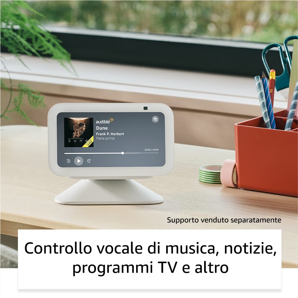 Echo Show 5 (3ª generazione) | Schermo touch intelligente e compatto, con Alexa: controllo della Casa Intelligente e molto altro | Antracite