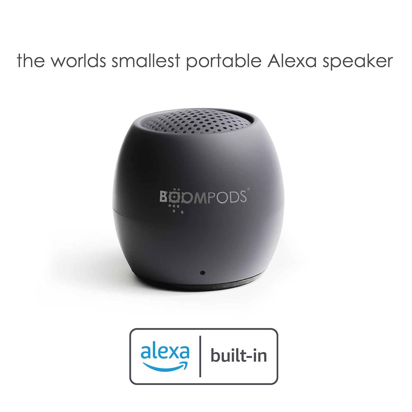 Boompods Zero Talk Bluetooth® Altoparlante Amazon Alexa direkt integriert, Freisprechfunktion, stoÃ