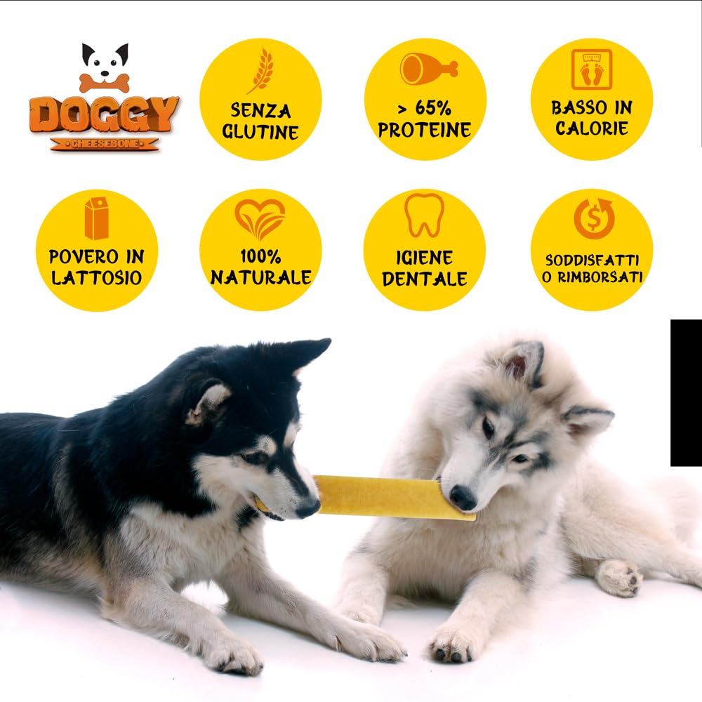 3 Masticativi Naturali dell'Himalaya, Snack per cani, cheese bones, taglia XL