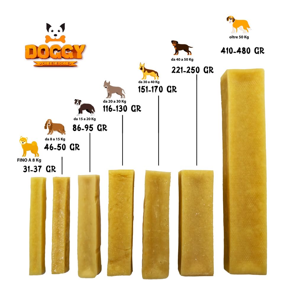 3 Masticativi Naturali dell'Himalaya, Snack per cani, cheese bones, taglia XL