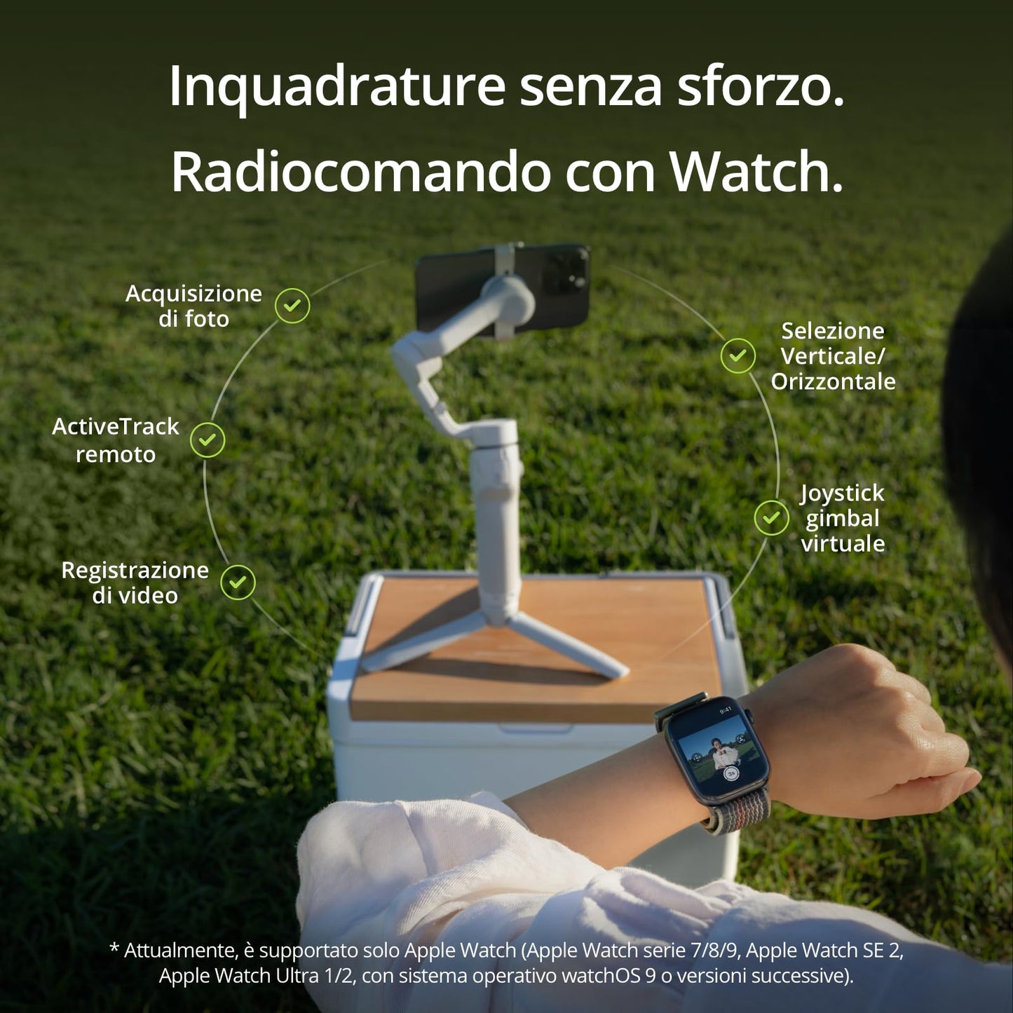 DJI Osmo Mobile 6, stabilizzatore per smartphone a 3 assi, manico telescopico integrato, tracciamento degli oggetti, portatile e pieghevole, stabilizzatore per vlog, YouTube TikTok, grigio ardesia