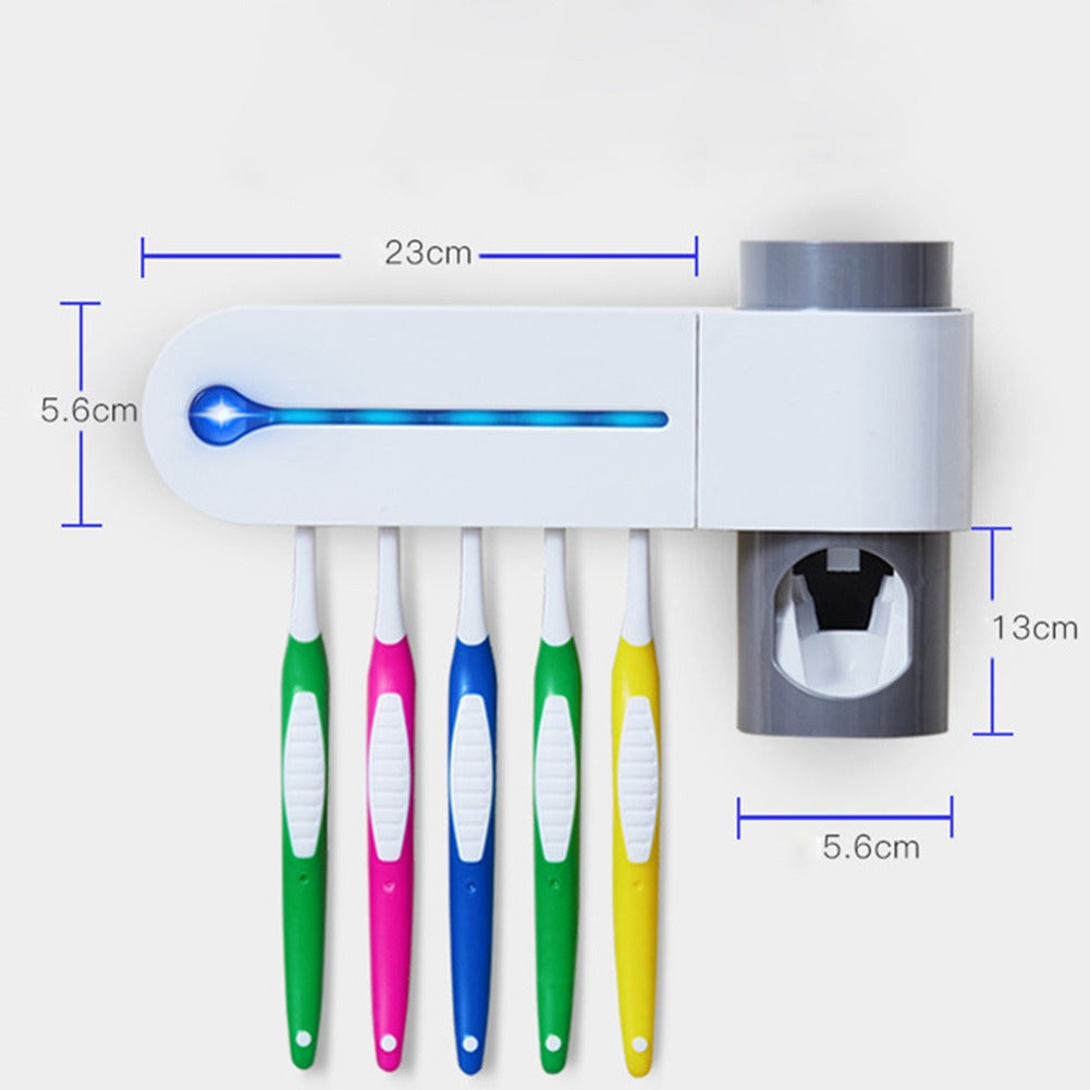 UV toothbrush sterilizer Toothpaste holder