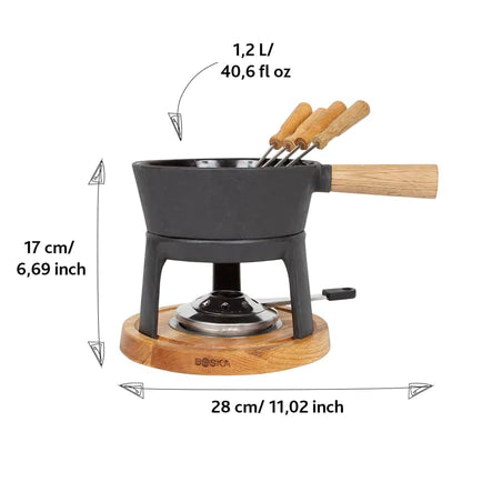 Set de Fondue Pro Boska de Hierro Fundido
