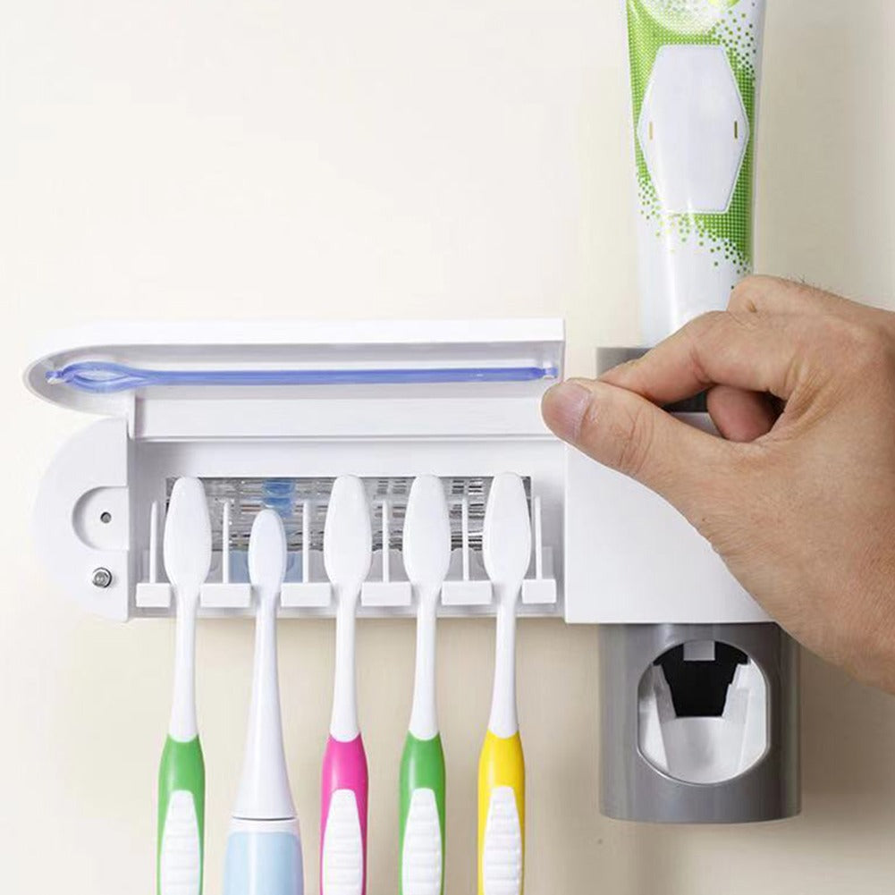 UV toothbrush sterilizer Toothpaste holder
