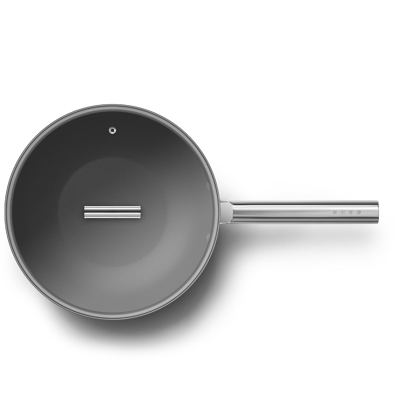 Batería de cocina Smeg Wok estilo años 50