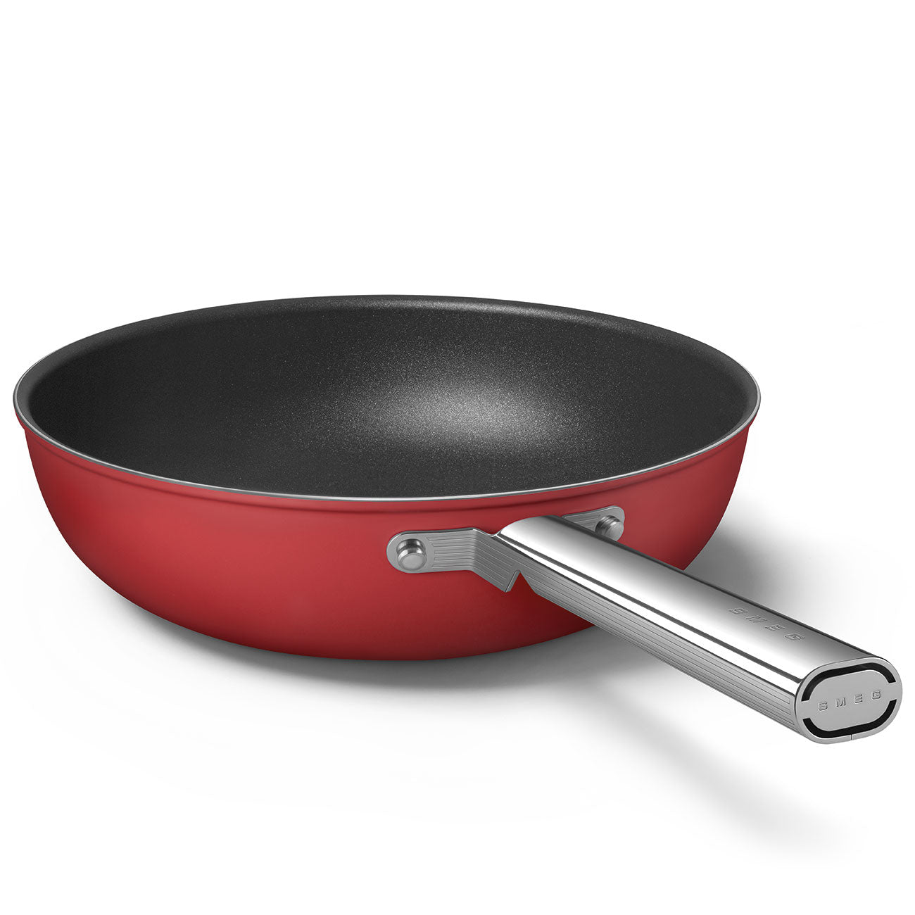 Batería de cocina Smeg Wok estilo años 50
