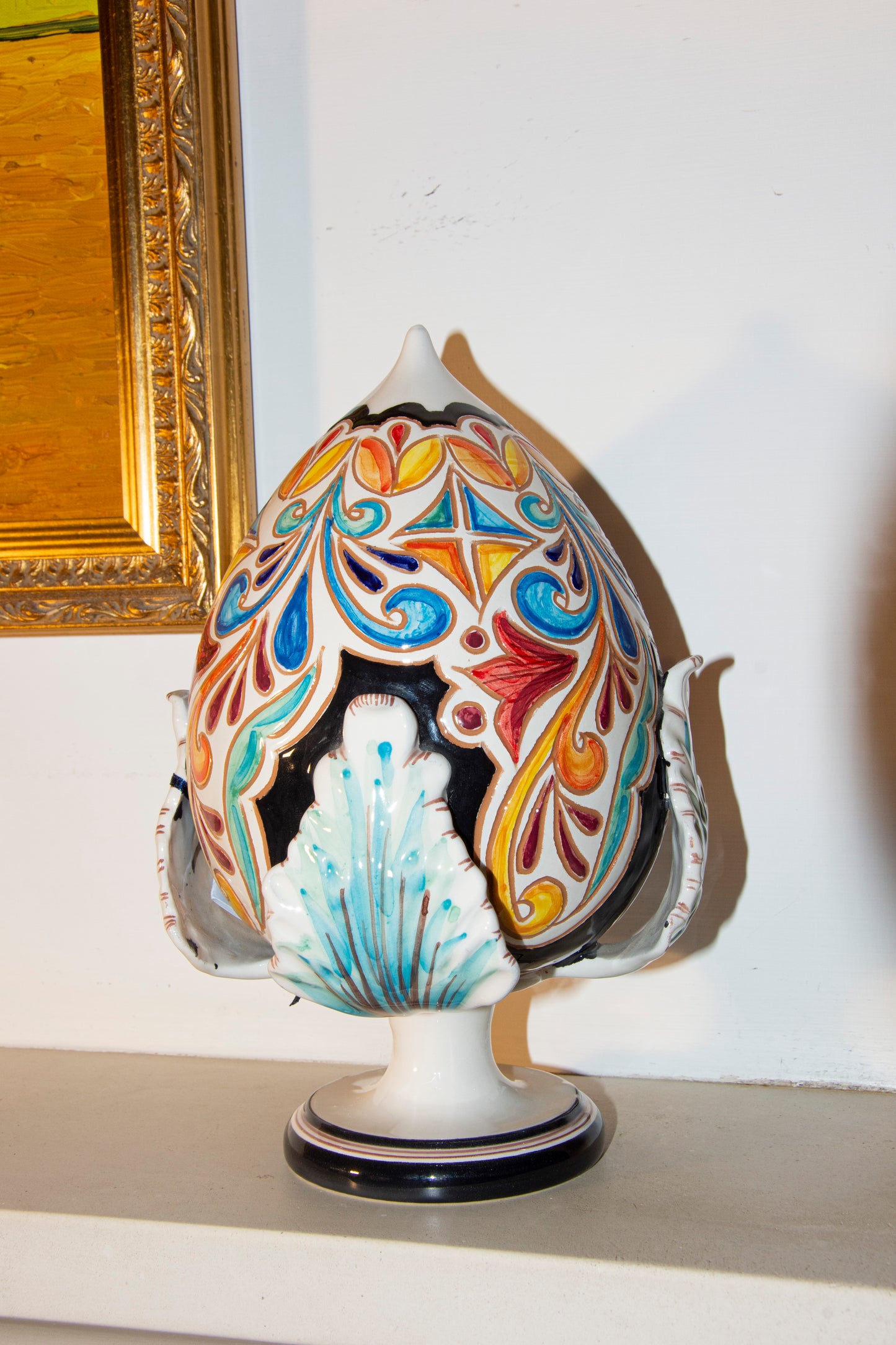 Pumo in ceramica pezzo unico