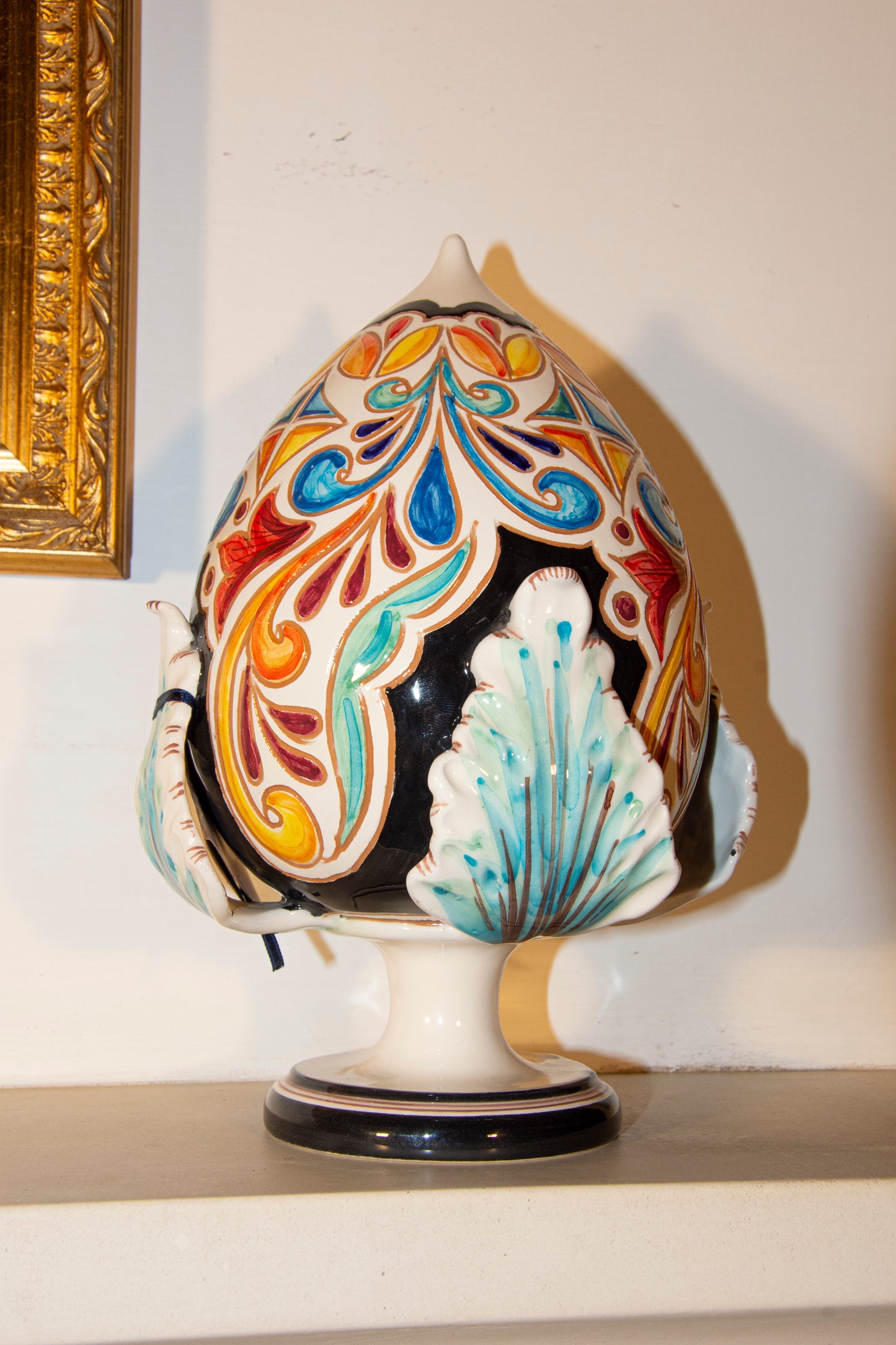 Pumo in ceramica pezzo unico