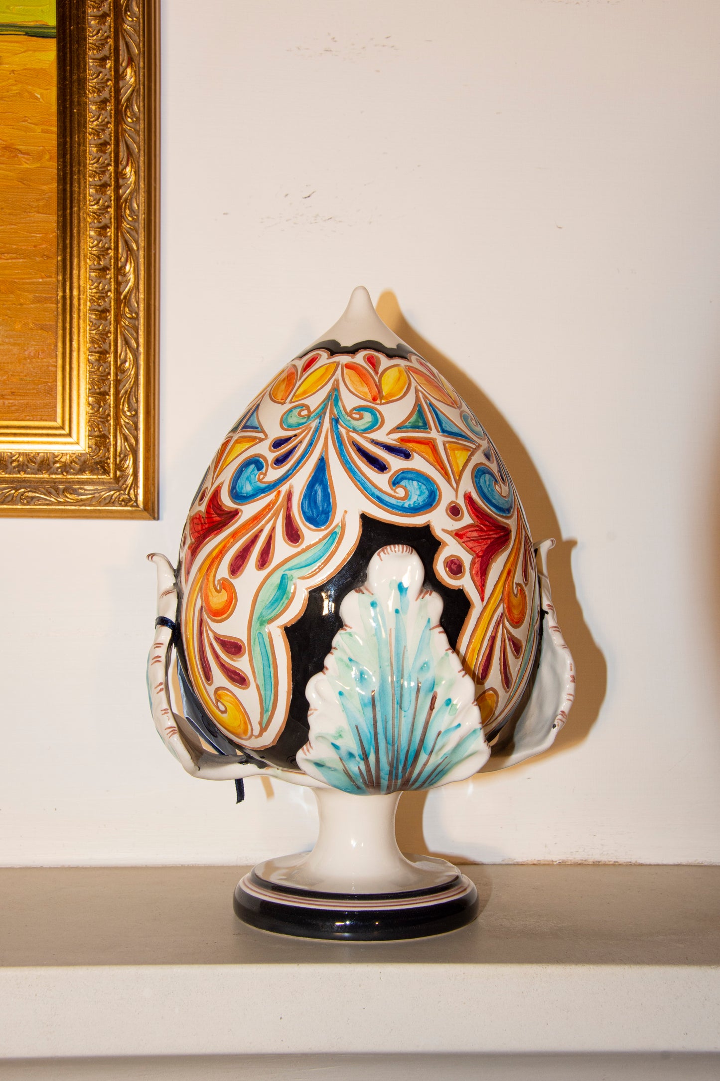 Pumo in ceramica pezzo unico