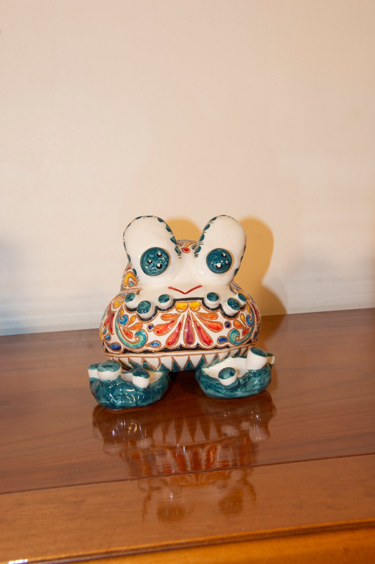 Rana in ceramica pezzo unico