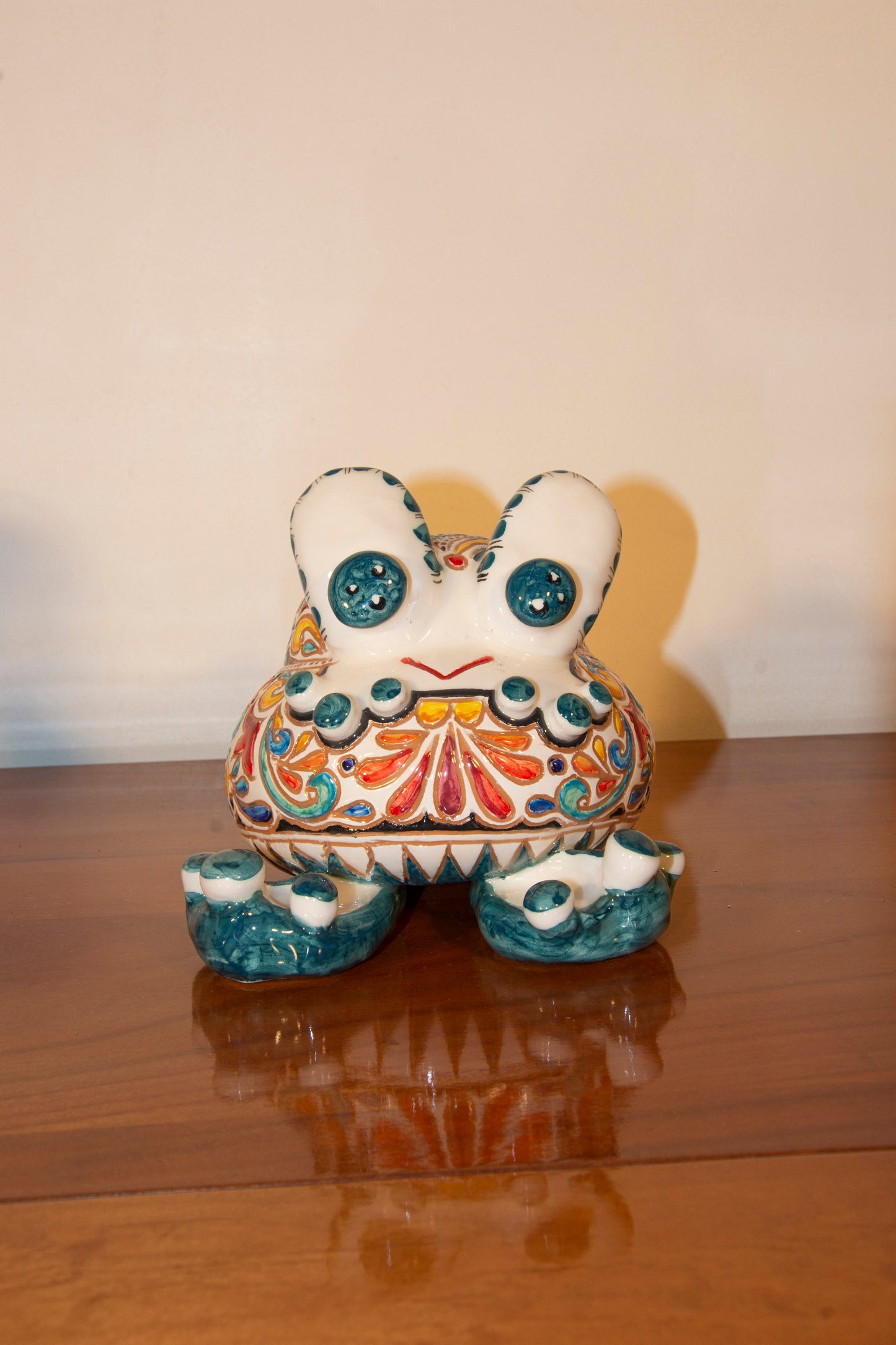 Rana in ceramica pezzo unico