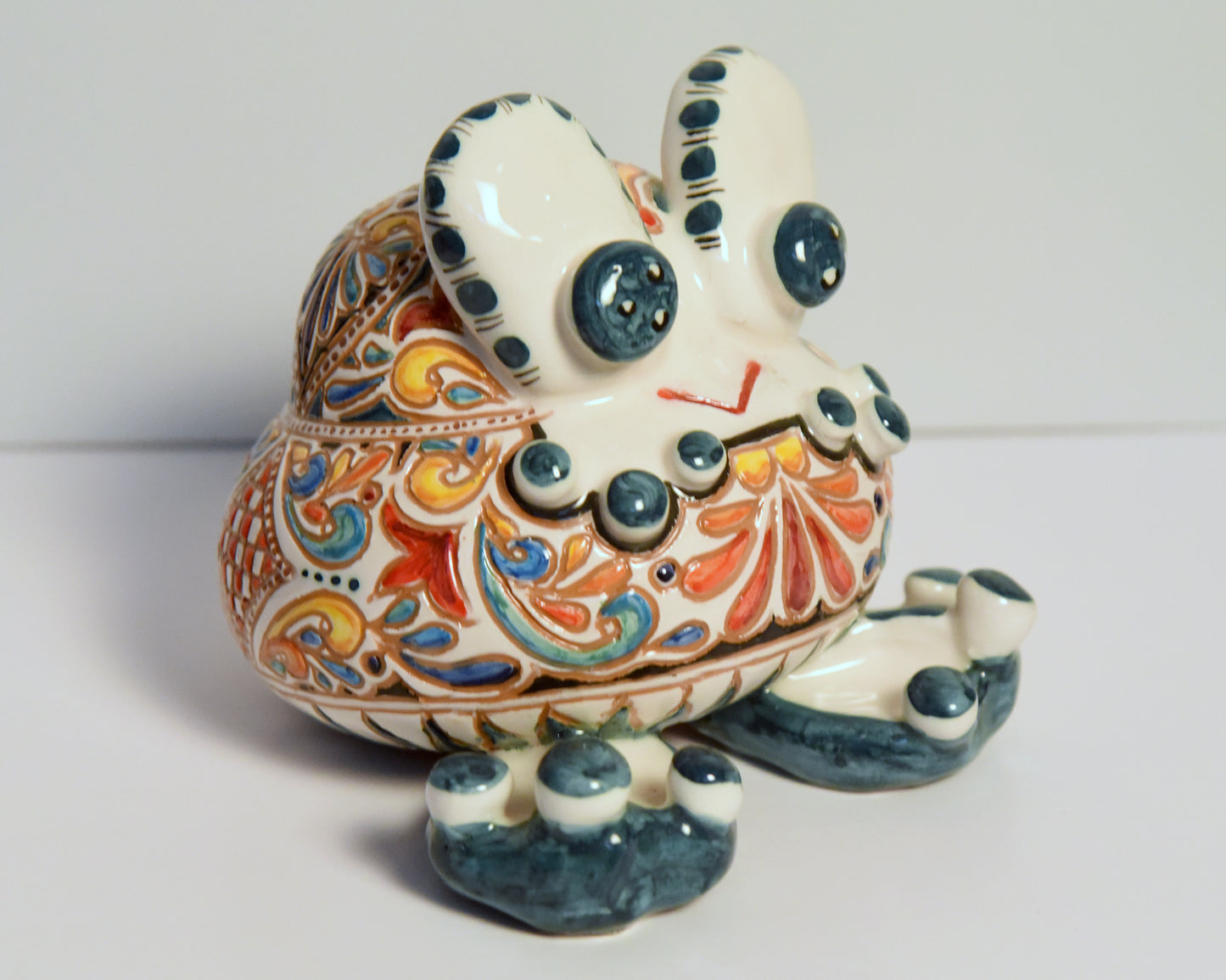 Rana in ceramica pezzo unico