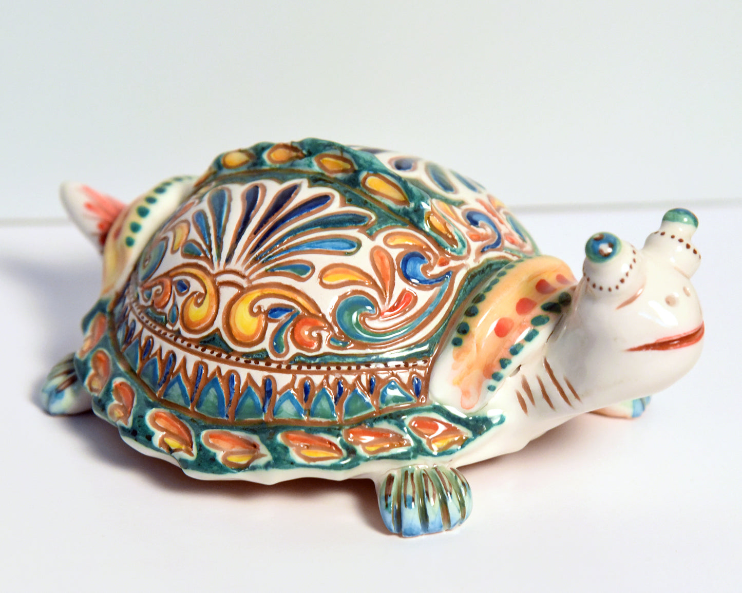 Tartaruga in ceramica pezzo unico
