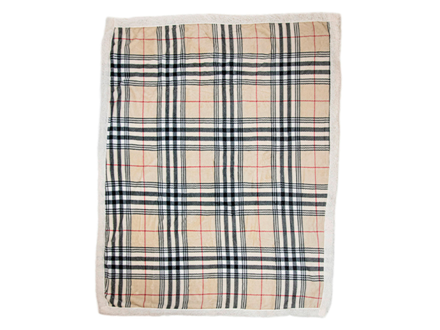 Plaid Morbidotto Light Boston in Pile 130x160 Daunex
