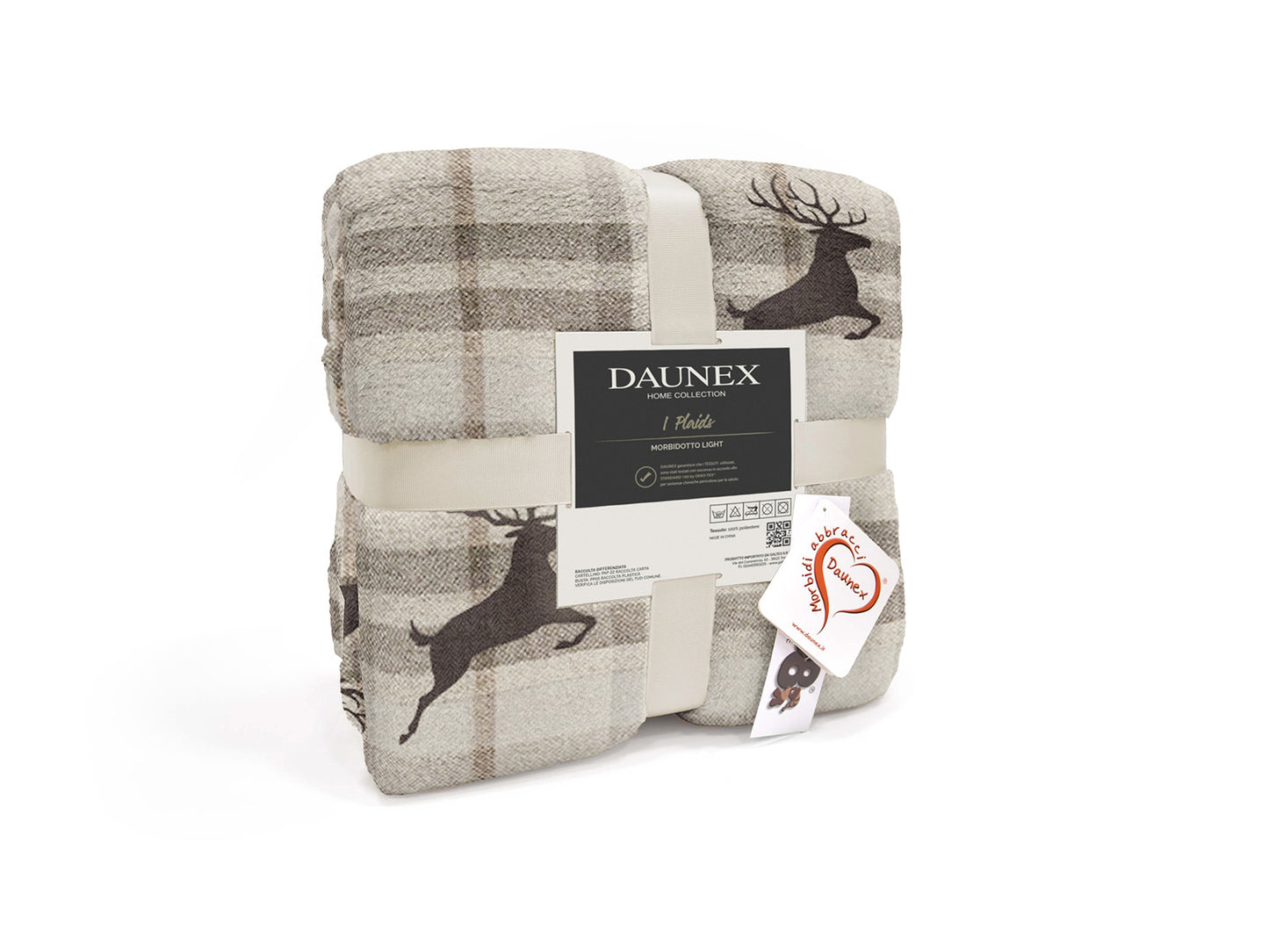 Plaid Morbidotto Light Jump in Pile 150x200 Daunex