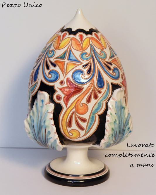 Pumo in ceramica pezzo unico