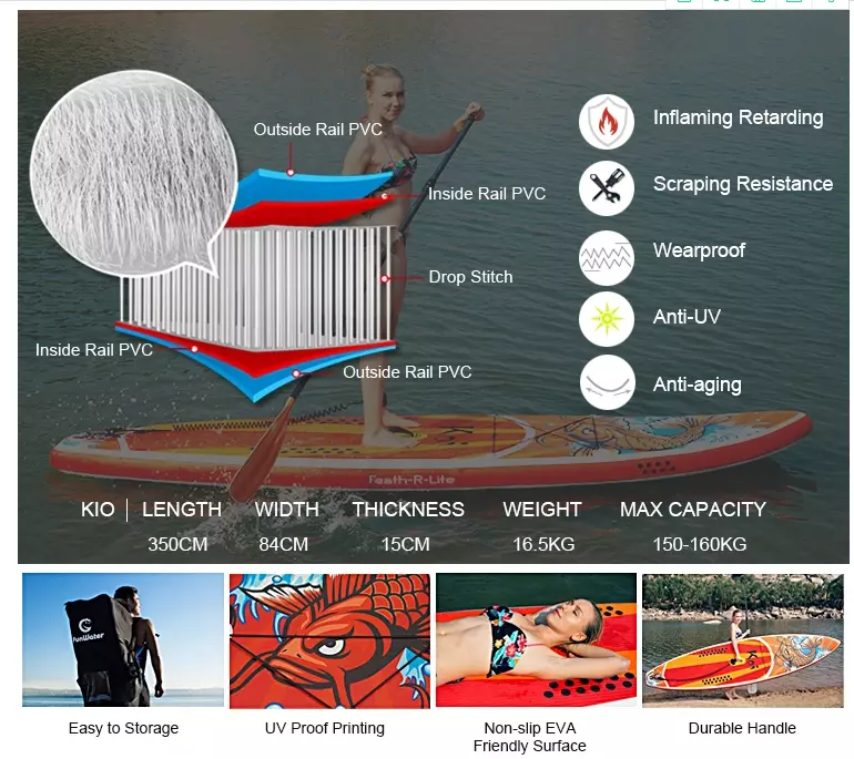 Tabla hinchable KOI Stand Up Paddle SUP 11'6"