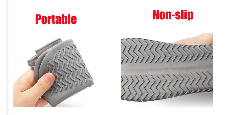 Cubrezapatos de silicona flexible e impermeable
