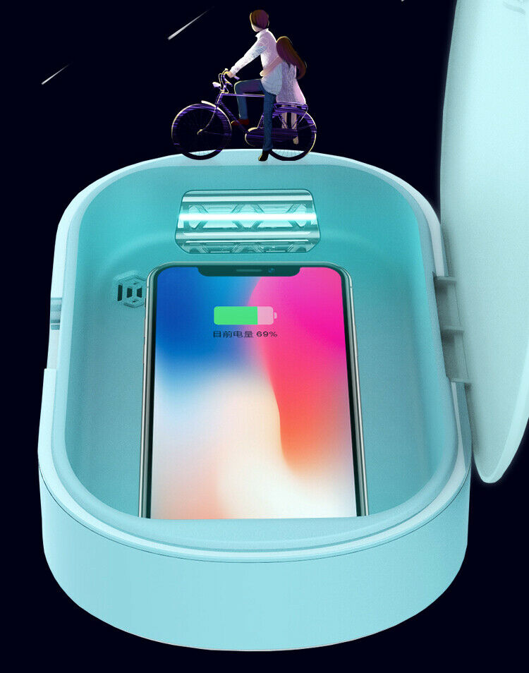 Máscaras de teléfono celular con esterilizador UV