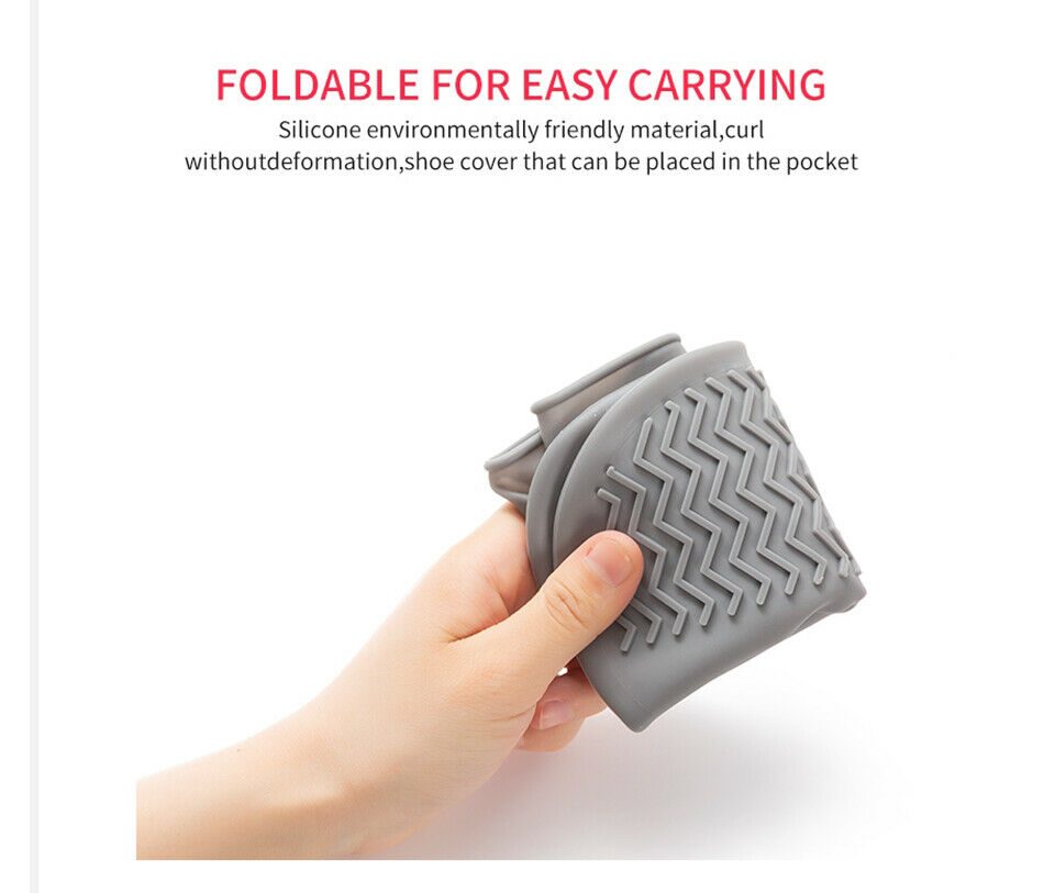Cubrezapatos de silicona flexible e impermeable