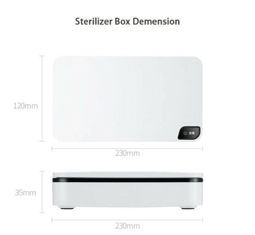 Esterilizador de caja USB portátil con lámpara UV