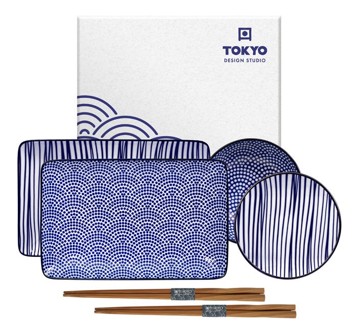 Set de sushi Nippon Blue Tokyo Design Studio