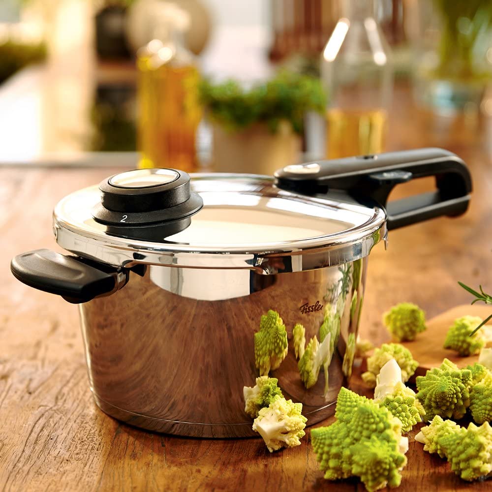Olla a presión Fissler de 2,5 litros.