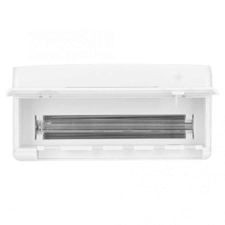 Esterilizador de cepillos de dientes UV con luz de cuarzo 2W, 5 compartimentos