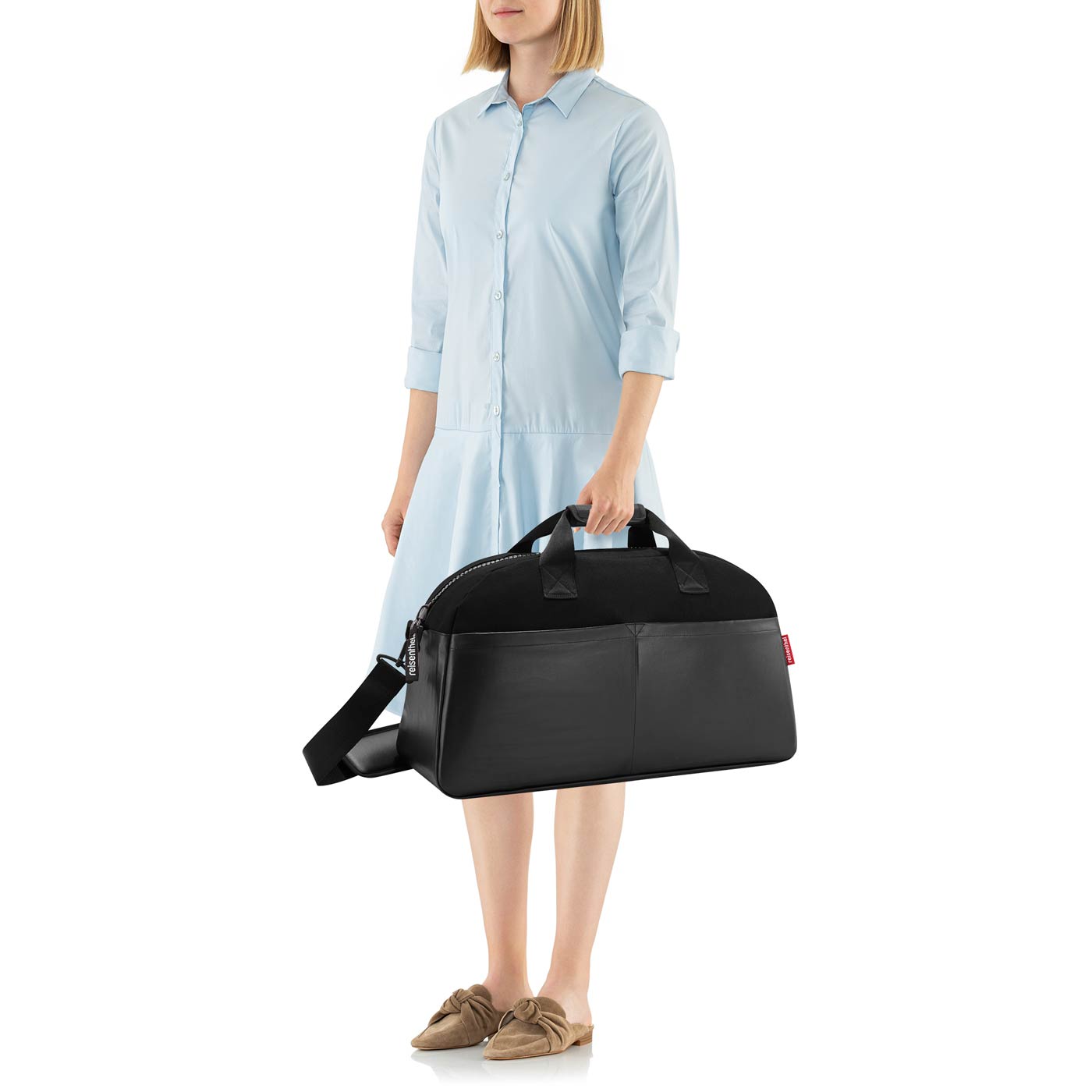 Bolso Reisenthel negro de lona Overnighter