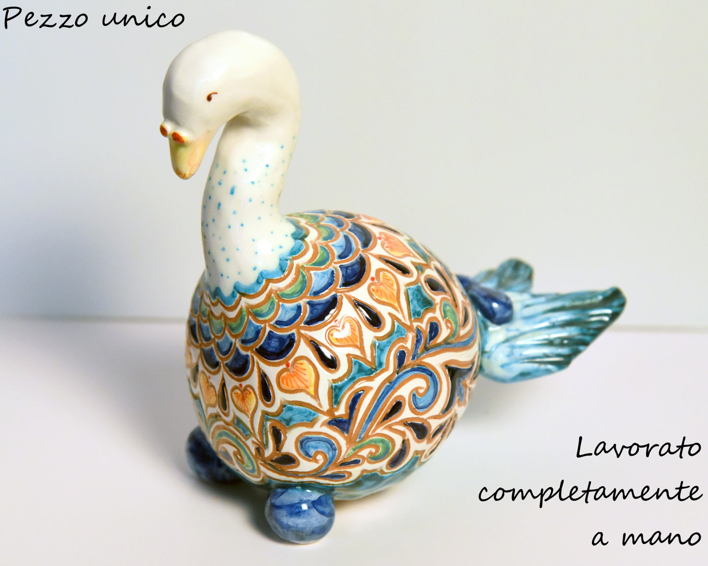 Cisne de cerámica, pieza única