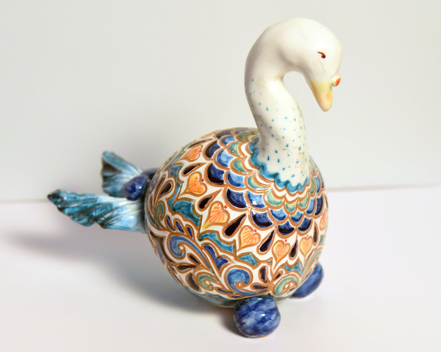 Cisne de cerámica, pieza única