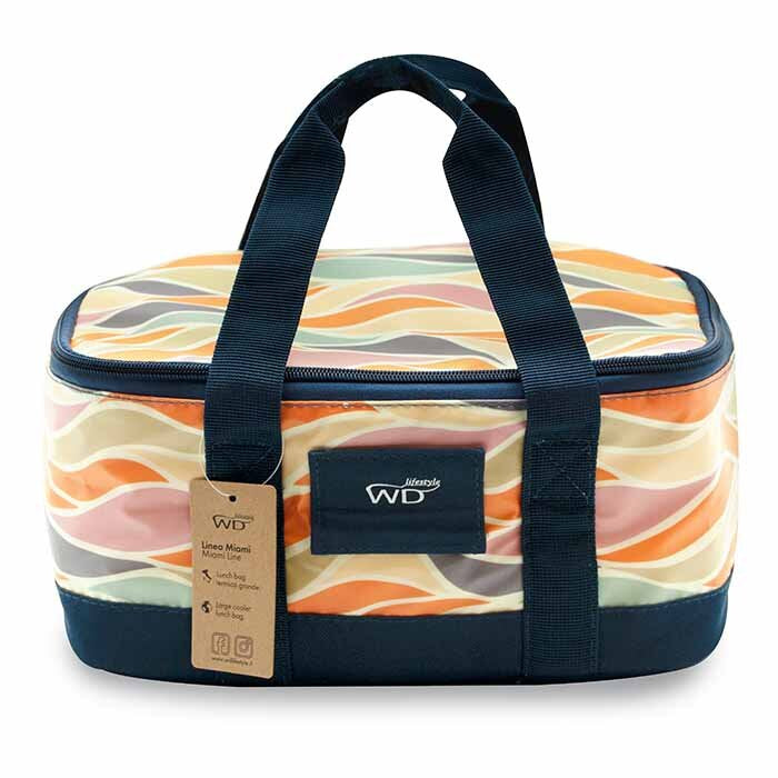 Bolsa de almuerzo térmica con estampado colorido WD Lifestyle