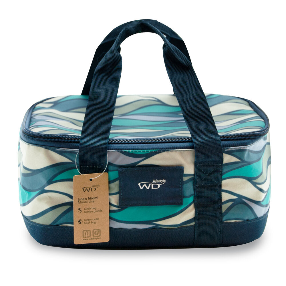 Bolsa de almuerzo térmica con estampado colorido WD Lifestyle
