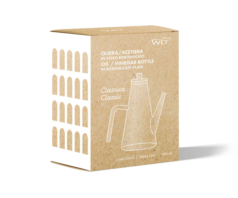 Aceitera Vinagrera Vinagre Frasco Vidrio WD Lifestyle