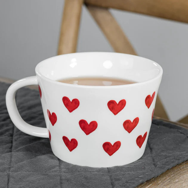 Juego de 2 Tazas de Desayuno de Gres Porcelánico