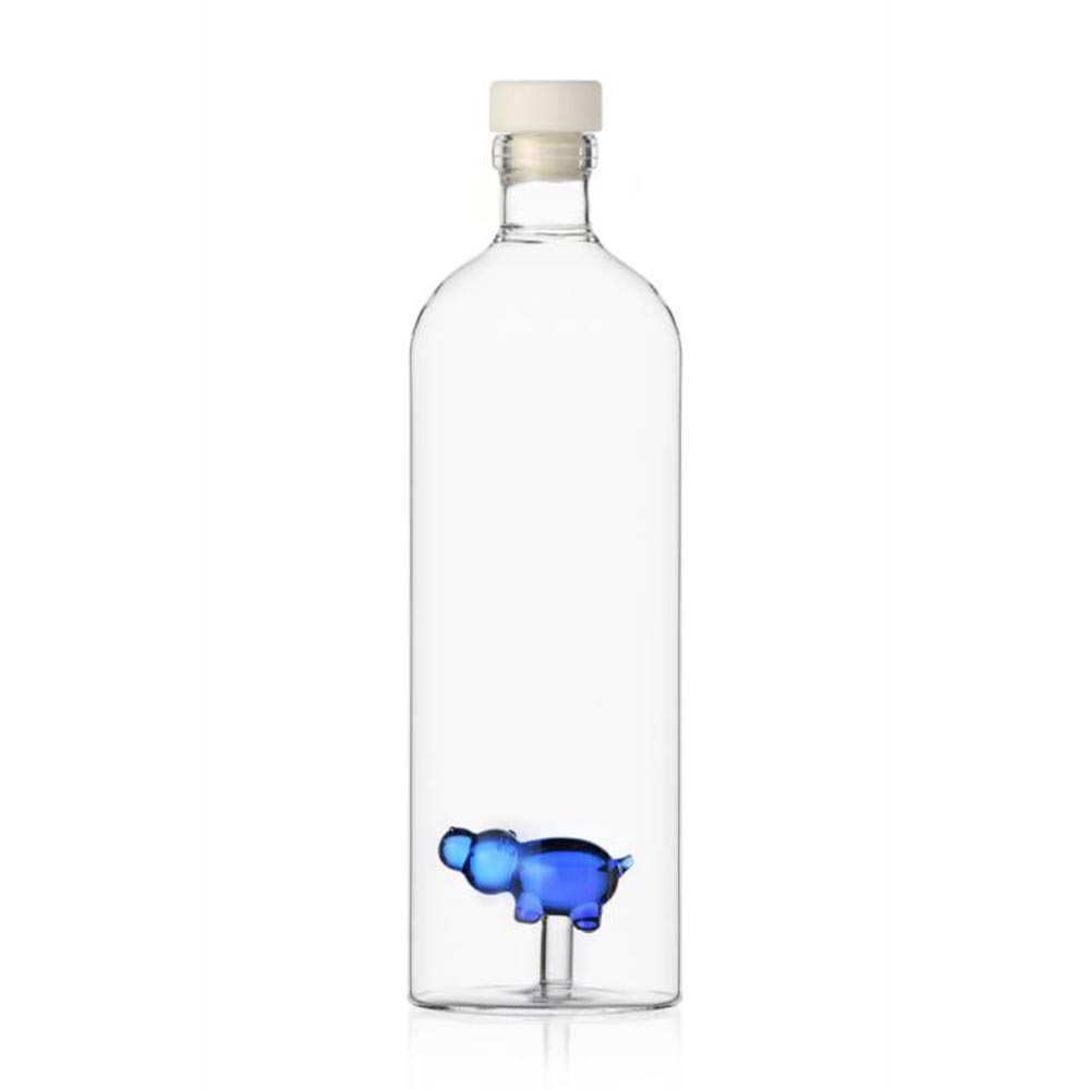Glass Bottle Figure Animal Farm Ichendorf
