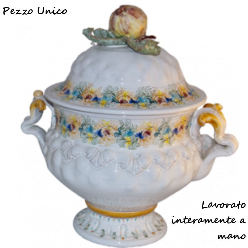 Zuppiera a Spirale Ceramica Artigianale