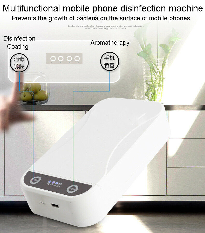 Portable UV sterilizer wireless phone object disinfection box