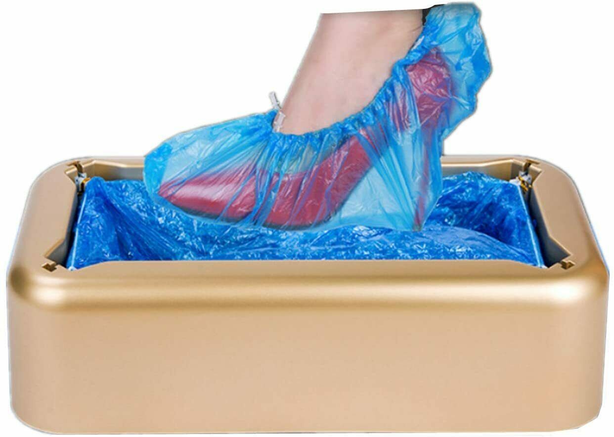 Juego de cubrezapatos para dispensador automático.