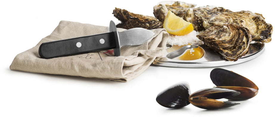 Sagaform stainless steel oyster set