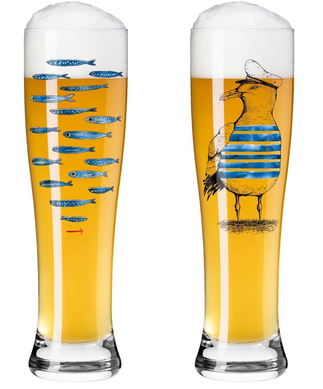 RITZENHOFF Set of 2 Wheat Beer Glasses, 500 ml